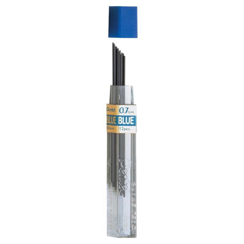 Refill Lead Blue 0.7Mm Medium 12 Pcs/Tube