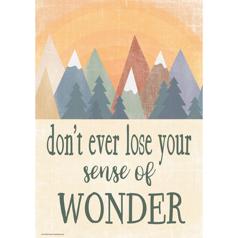 Dont Ever Lose Your Sense Of Wonder Positive Poster