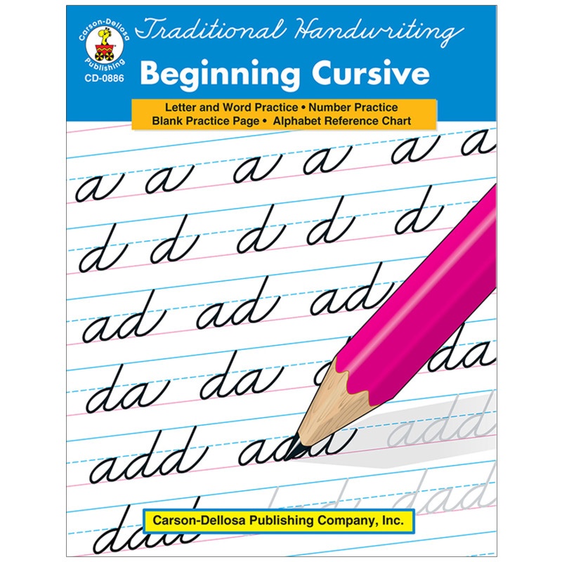 Traditional Handwriting Beginning Cursive Resource Book Gr 4-8
