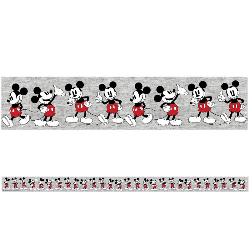 Throwback Mickey Poses Deco Trim Mickey Mouse