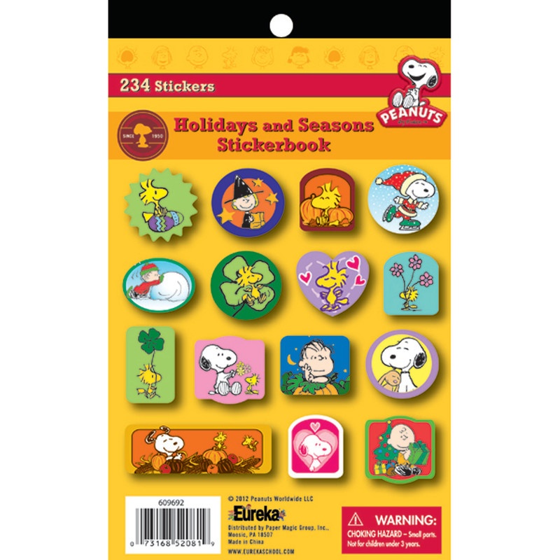 Peanuts Holidays And Seasons Sticker Book