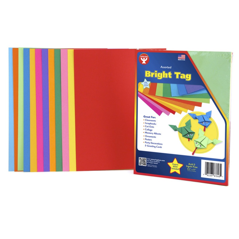 Bright Tag Card Stock 48 Sheets