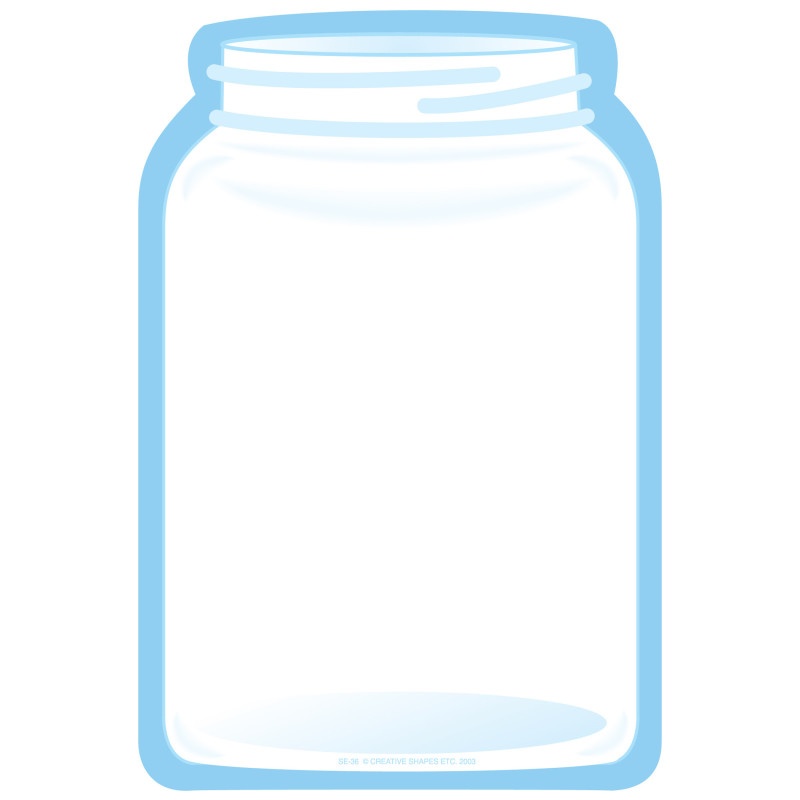Creative Shapes Notepad Jar Large