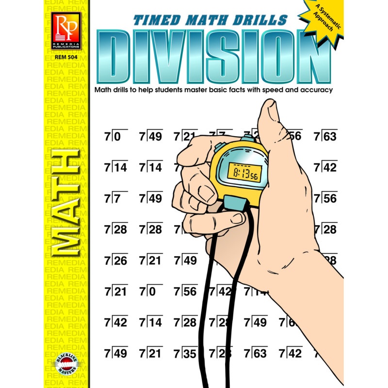 Timed Math Drills Division