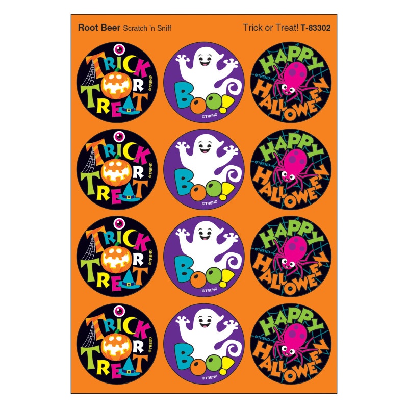 Trick Or Treat/Root Beer Stinky Stickers