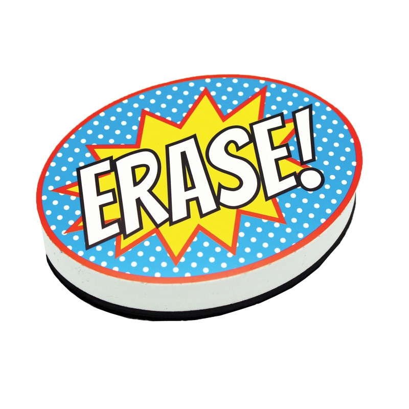 Superhero Erase Magnetic Whiteboard Eraser