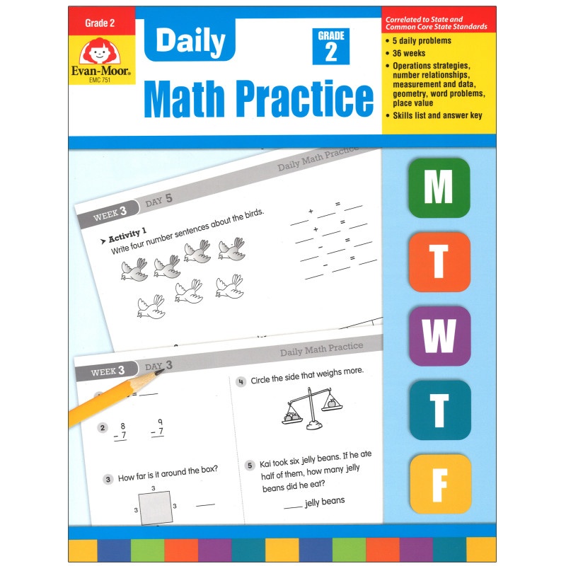 Daily Math Practice Gr 2