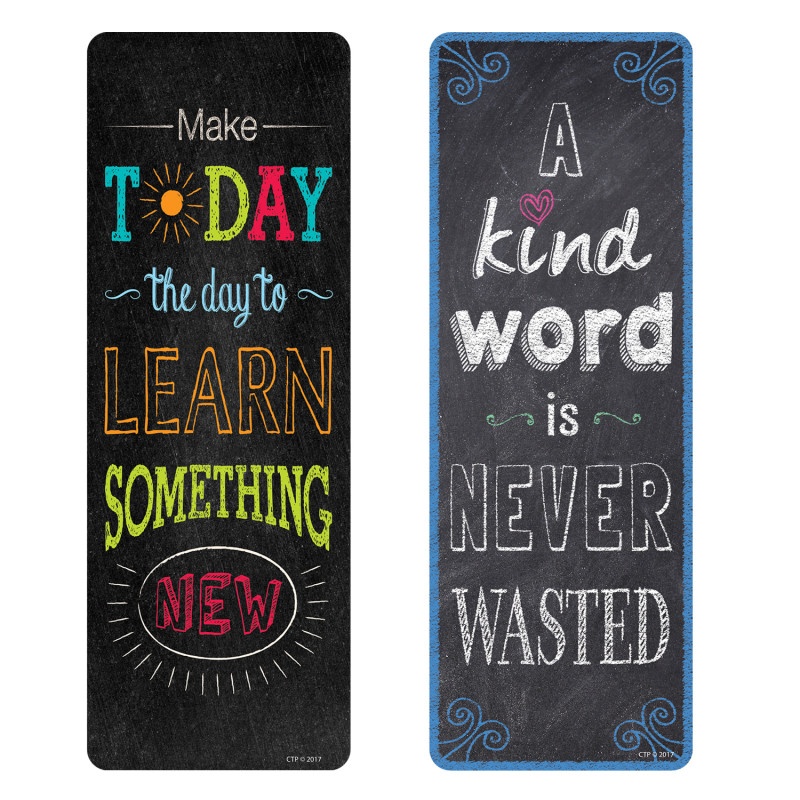 Chalk It Up Quotes Bookmarks Motivational