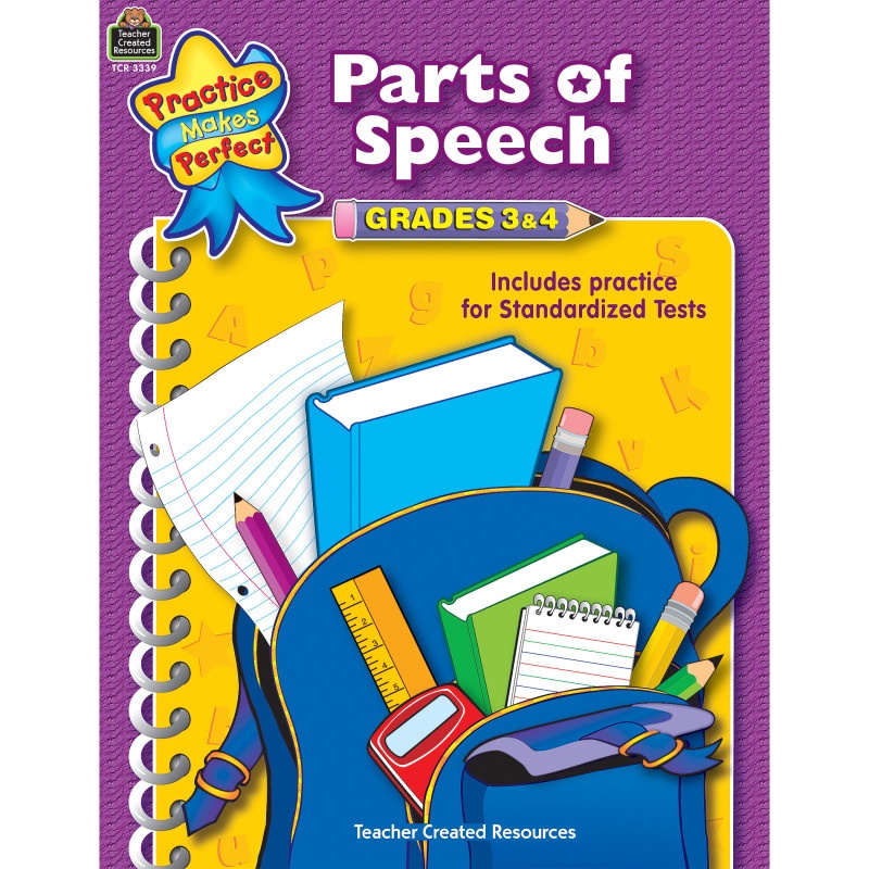 Pmp Parts Of Speech Grades 3-4