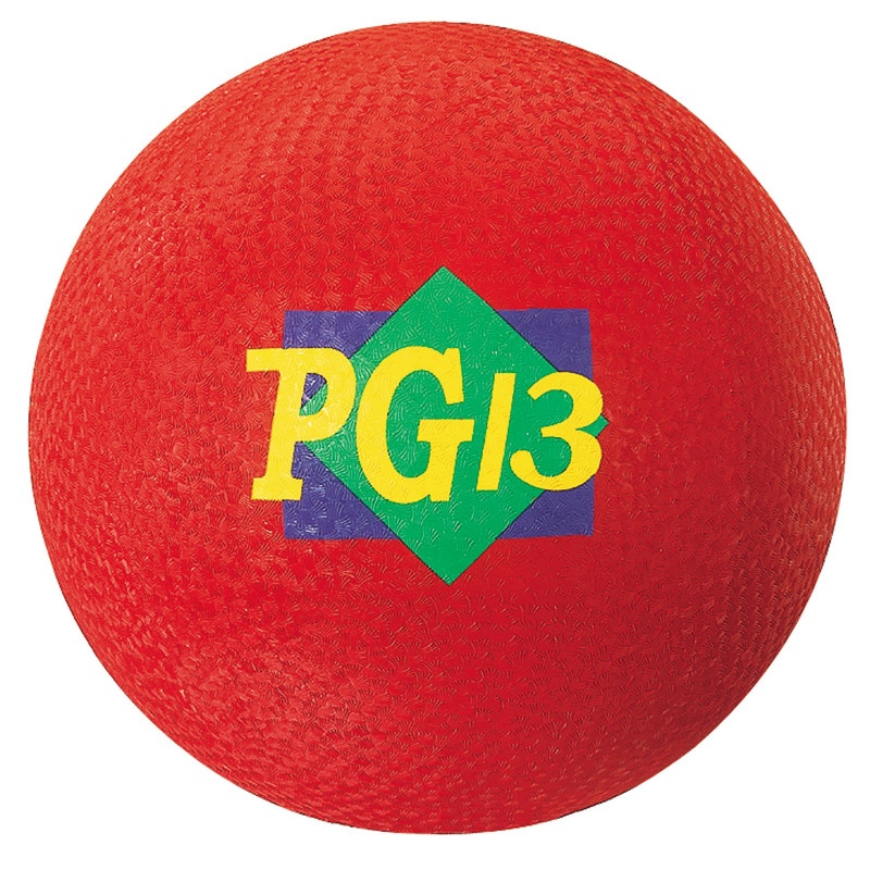 Playground Ball Red 13 In 2 Ply