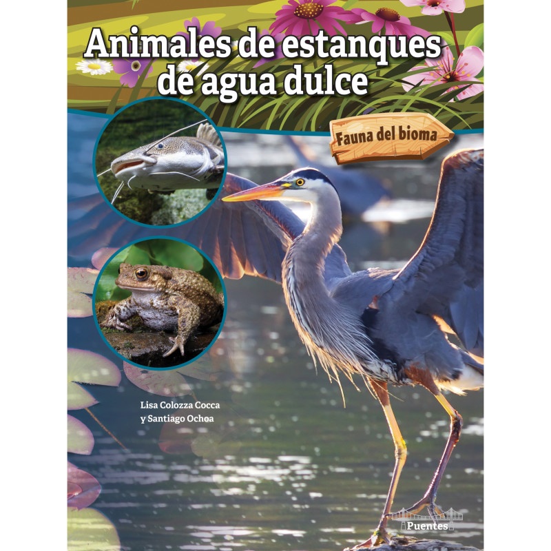 Animales De Estanques De Agua Dulce Hardcover Spanish Book