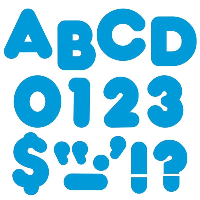Ready Letters 2 Inch Casual Blue