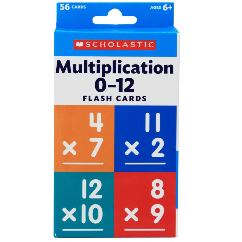 Flash Cards Multiplication 0 To 12
