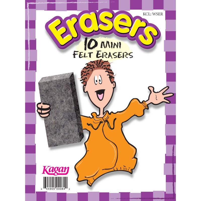 Mini Erasers Pk Of 10