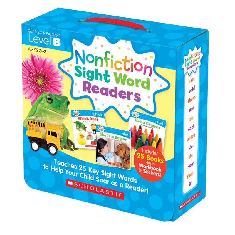 Nonfiction Sight Word Readers Lvl B Parent Pack