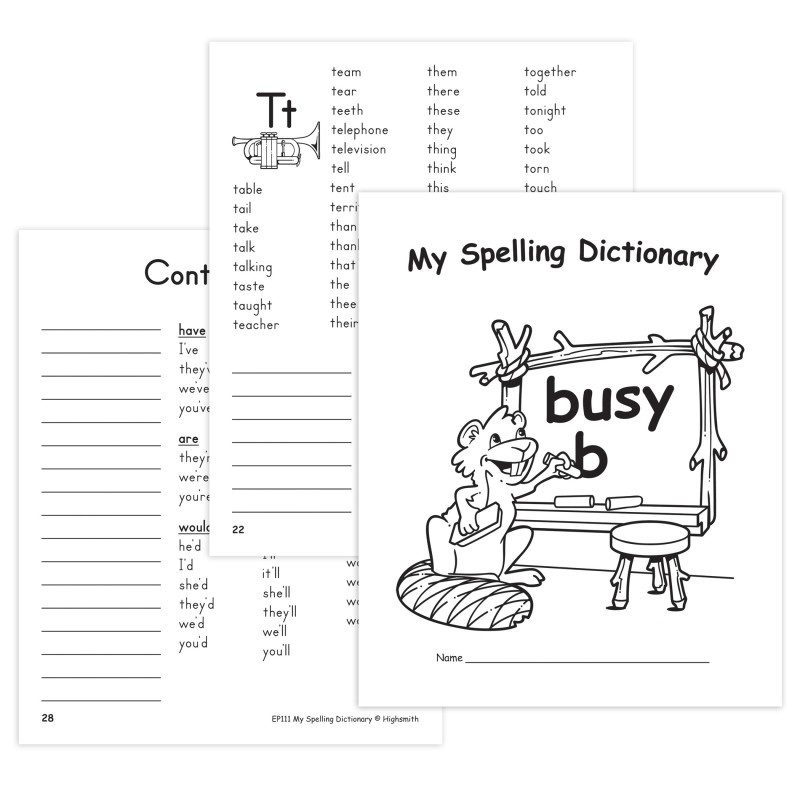 My Spelling Dictionary