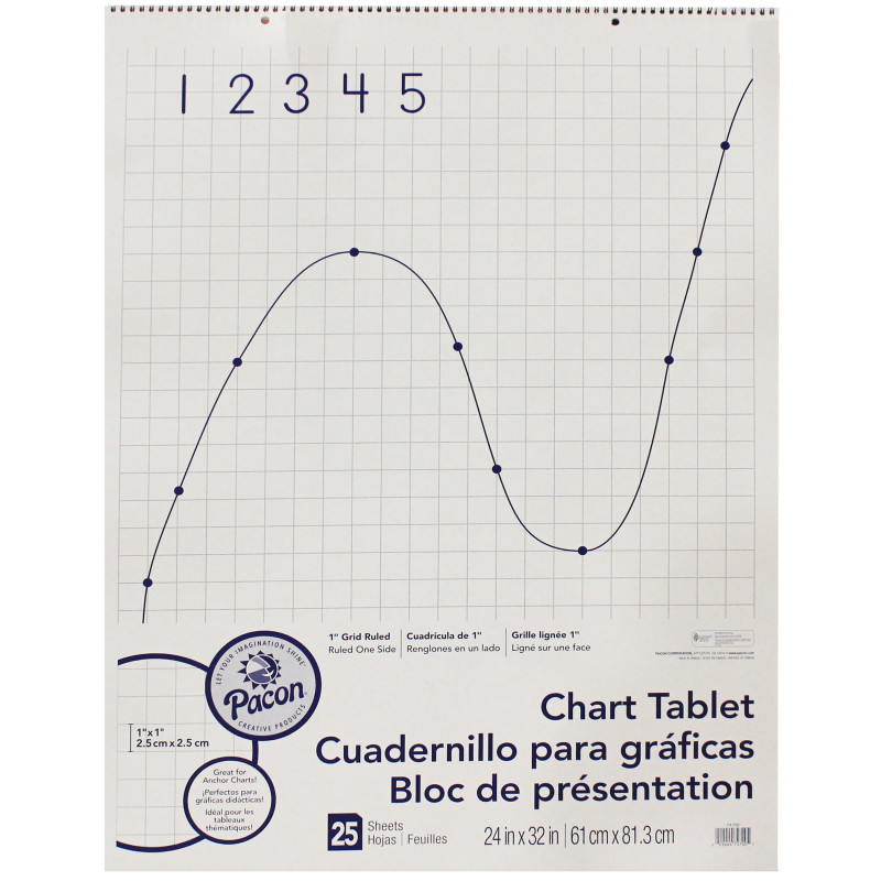 Pacon Heavy Duty Anchor 27x34 Unruled, Chart Paper