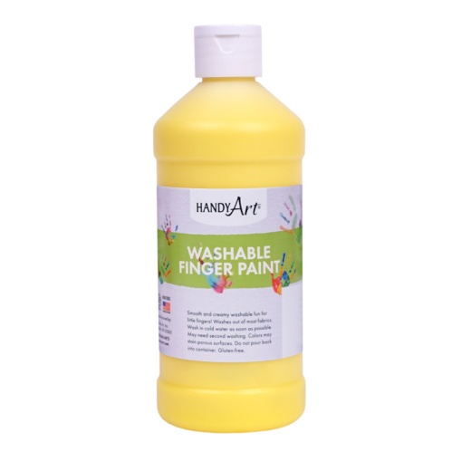 Handy Art Yellow 16Oz Washable Finger Paint
