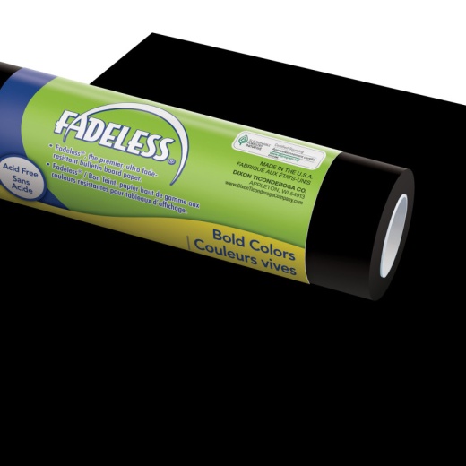 Fadeless 48X12 Black Paper