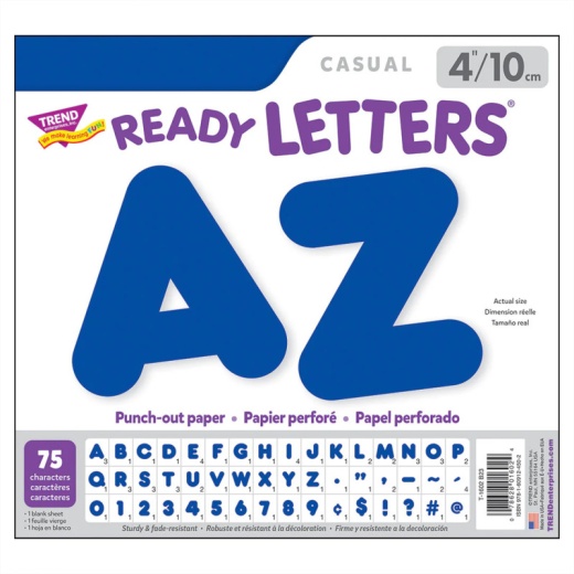 Ready Letters 4 Casual Royal Blue