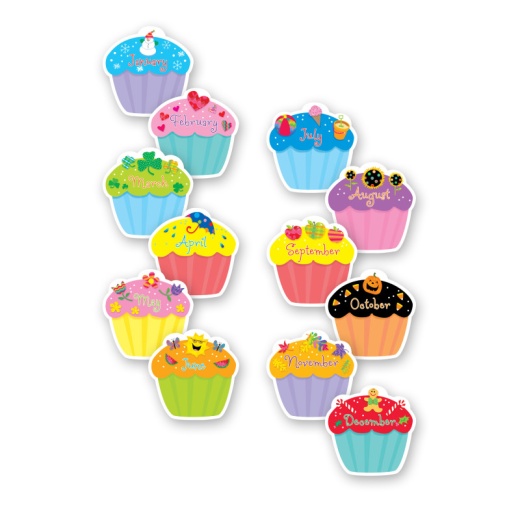 Cupcakes Designer Cut Outs by Creative Teaching Press