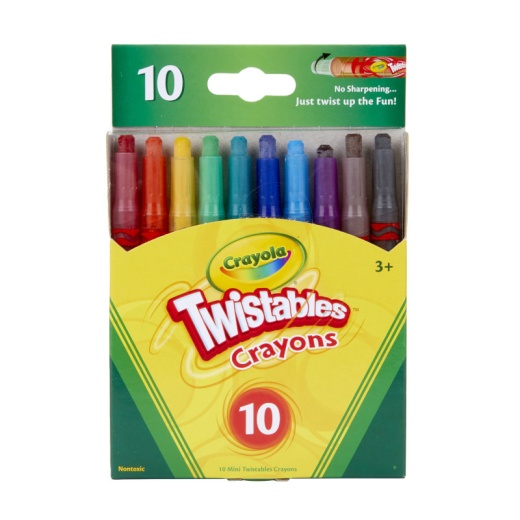 10 Ct Mini Twistables Crayons