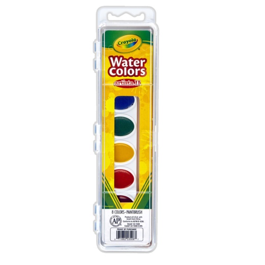Artista Ii 8 Watercolors W/Brush