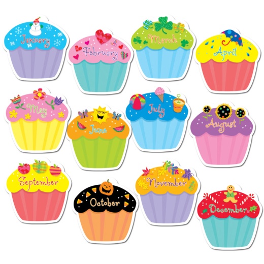 Cupcakes Jumbo Cut Outs by Creative Teaching Press
