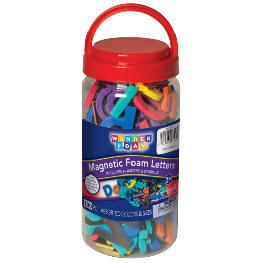 Wonderfoam Magnetic Letters 130Pc