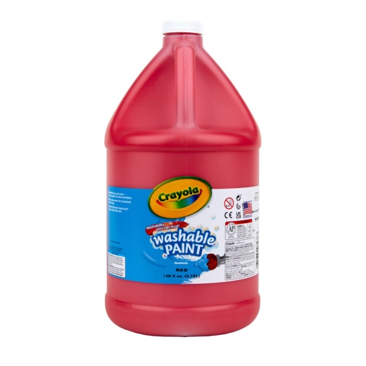 Crayola Washable Paint Gallon Red