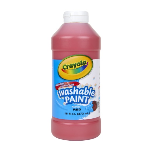 Crayola Washable Paint 16 Oz Red