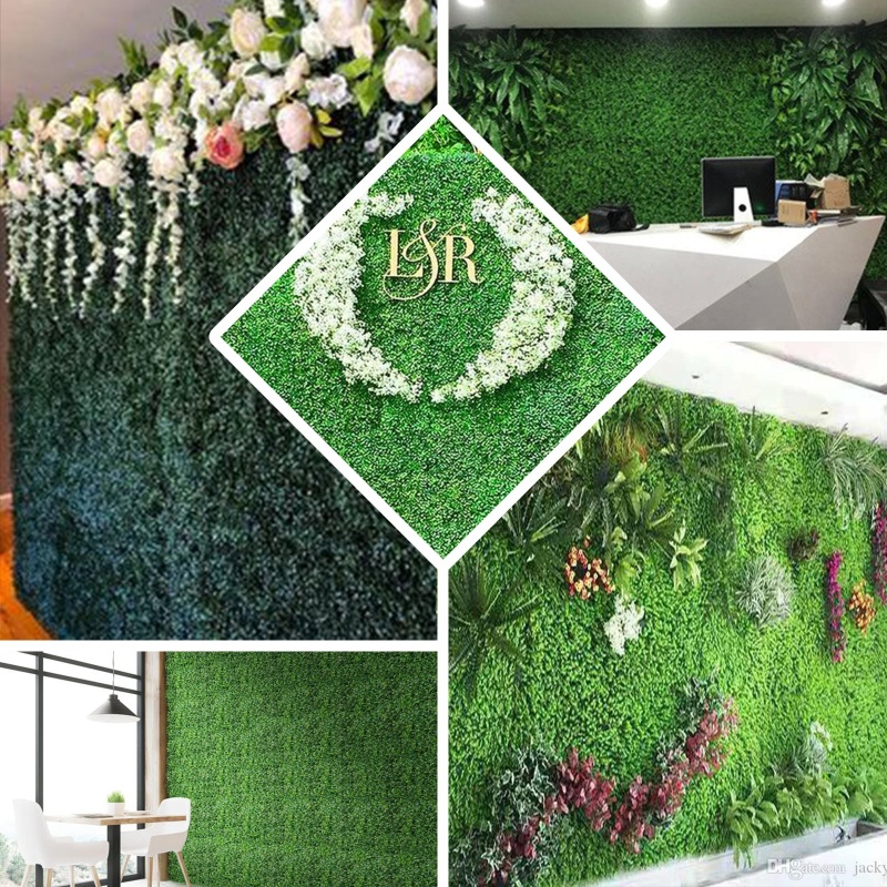 Green Boxwood Hedge Locust And Cypress Garden Wall Backdrop Mat 4 ...