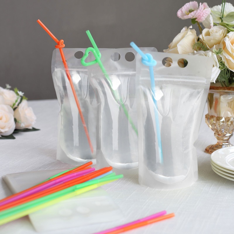 Plastic Drinking Straws Disposable Kid Friendly (clear, 250)