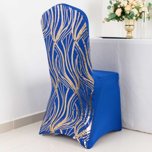 Stretch Spandex Banquet Chair Cover Gold