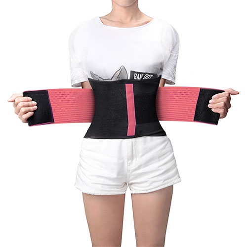 N\' Polar Unisex Back Support Belt Lumbar Lower Waist Brace Wrap Band  Double Adjustable Pain Relief Sports Strip Trimmer For Back Pain, Herniated  Disc, Sciatica