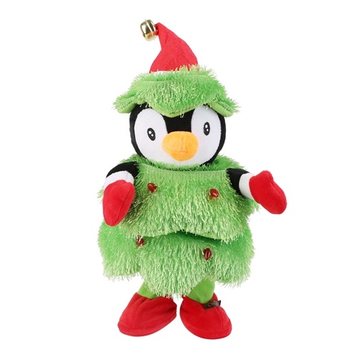 Imountek Electric Dancing Singing Plush Toy - Twisting Penguin Toy Talking Interactive Mimicking Funny Songs Wiggly Dance Kid Christmas Gift