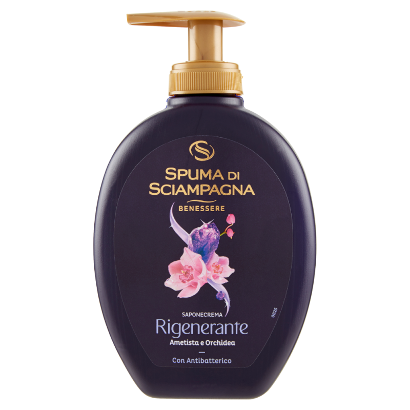 Spuma Di Sciampagna Orchid & Amethyst Regenerating Liquid Soap 400 Ml