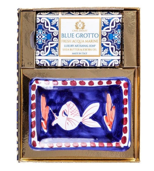 Casa Amalfi Blue Grotto Maiolica Single Gift Box