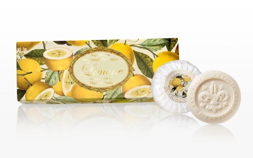 Saponificio Artigianale Fiorentino Soap Set Lemon: Indulge in Italian Luxury