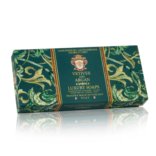 Saponificio Artigianale Fiorentino Bar Soap Set Vetiver & Argan