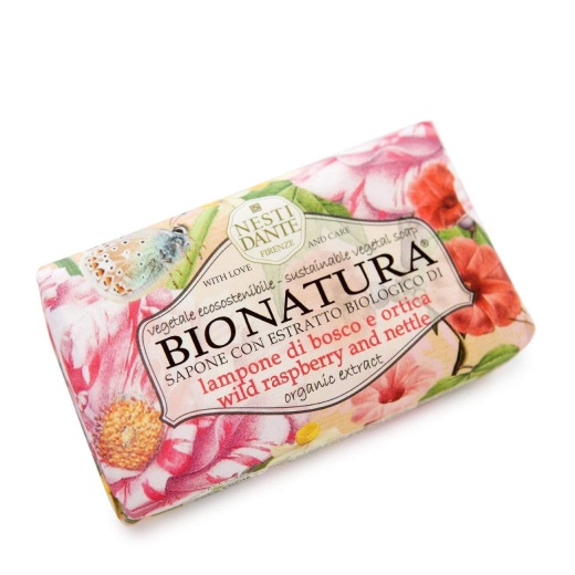 Nesti Dante Wild Raspberry & Nettle Soap 250 Gr - Luxurious Eco-Friendly Cleansing