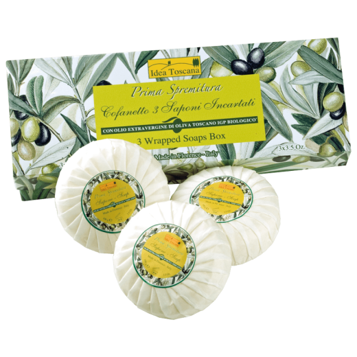 Prima Spremitura Olive Marsiglia 3-Soap Gift Set