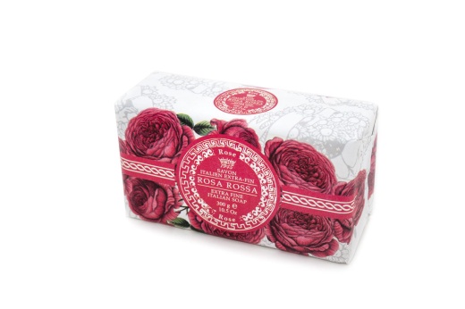 Saponificio Varesino Red Rose Hand Wrapped Bar Soap