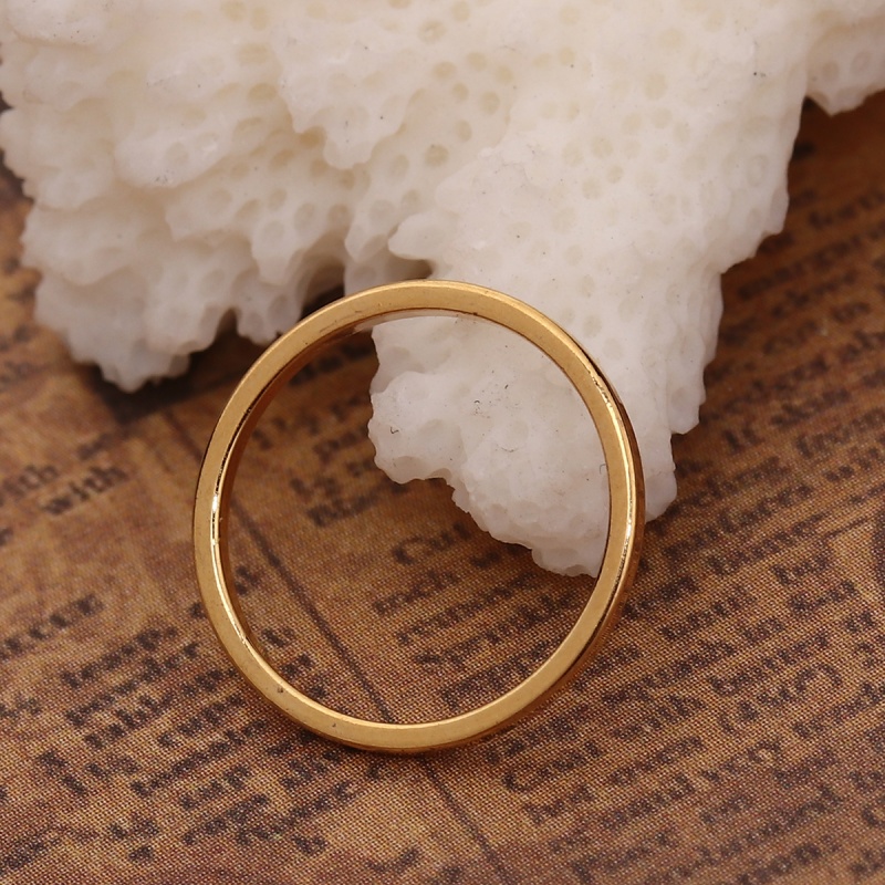 1Mm Copper Closed Soldered Jump Rings Findings Circle Ring 18K Real Gold Plated 15Mm( 5/8") Dia., 10 Pcs