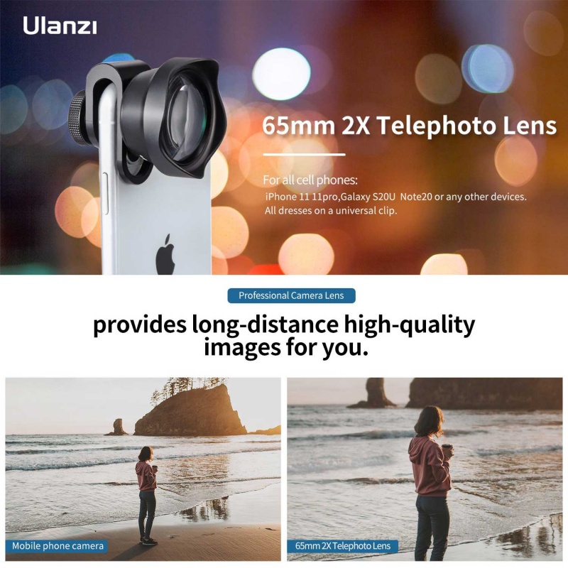 Ulanzi 65Mm Telephoto Lens For Smartphones