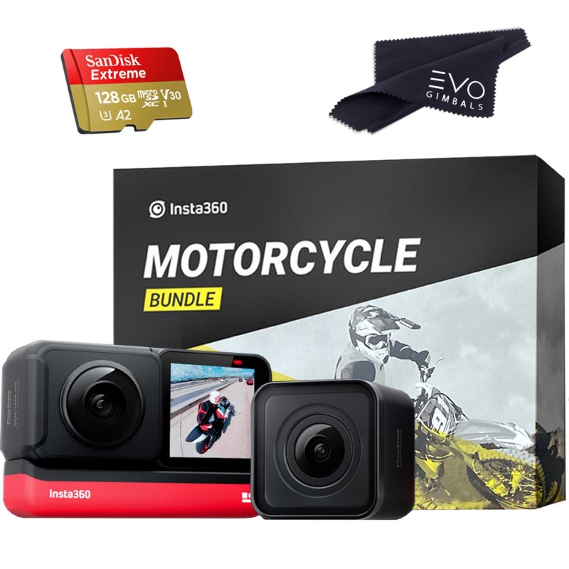 Insta360 One R Twin Edition Bundle With Motorcycle Mounting Kit