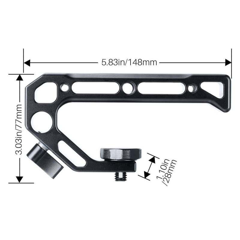 Uurigl Top Handle For Camera Cages With Arri Style Mounts