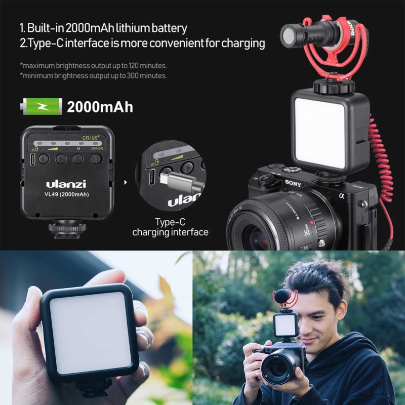 Ulanzi Vl49 Mini Led Video Light