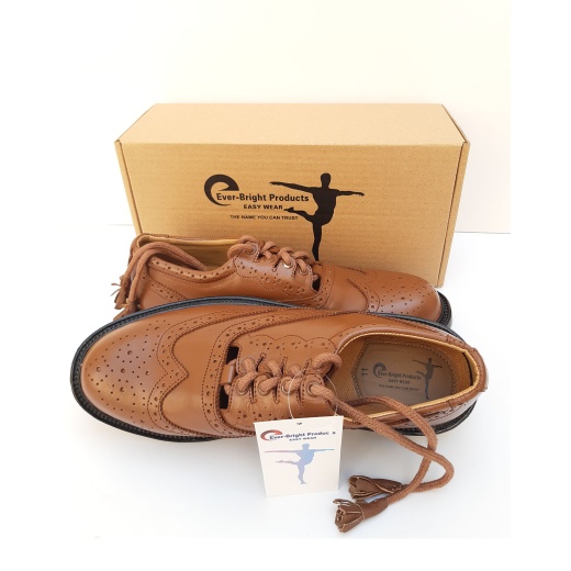 Brown Leather Ghillie Brogues