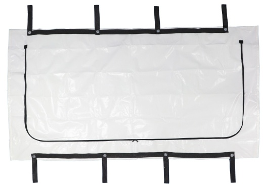 White Chlorine-Free Body Bag - Bariatric Size with 8 Handles